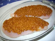 Hähnchenbrust mit einer  Honigkruste - Rezept