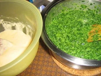 Spinatcrépes mit Lachs-Ricotta Füllung - Rezept - Bild Nr. 4