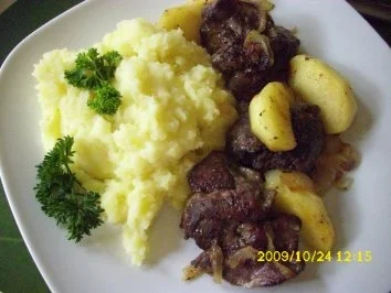 Rezept: Fleisch: Hähnchenleber Fleisch: Hähnchenleber - Rezept