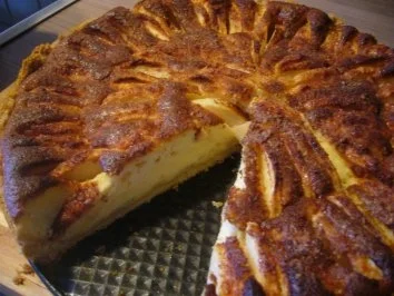 Rezept: Kuchen --- Apfel-Quark-Kuchen Bild Nr. 3 Kuchen --- Apfel-Quark-Kuchen - Rezept - Bild Nr. 3