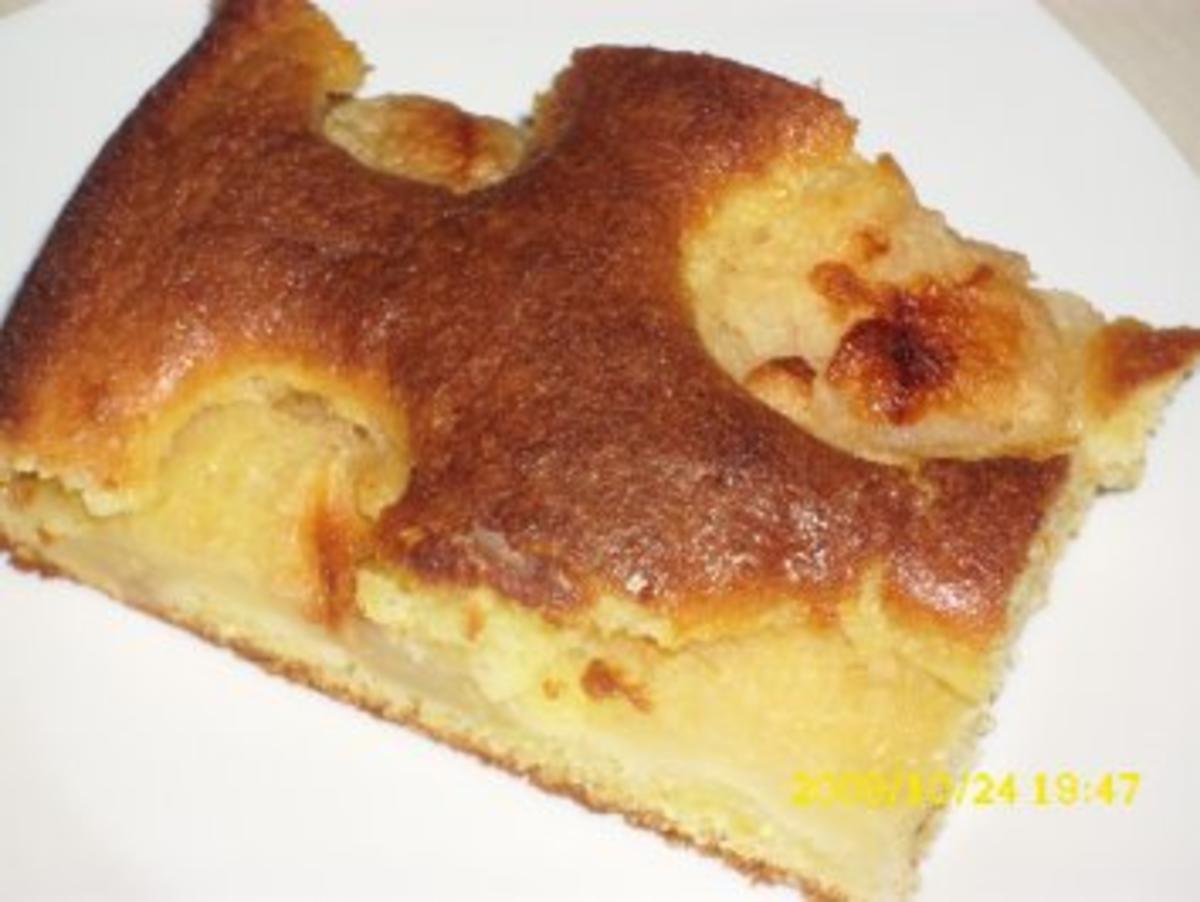 Kuchen: Schneller Apfelkuchen mit Birne - Rezept - Bild Nr. 2