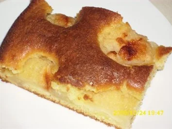 Kuchen: Schneller Apfelkuchen mit Birne - Rezept - Bild Nr. 2