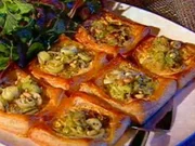 BUREKAS - mit Lauch, Ricotta und Pinienkernen - Rezept