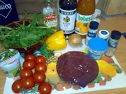 Leberhäppchen auf Salat - Rezept