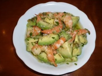 Avocado mit Shrimps - Rezept