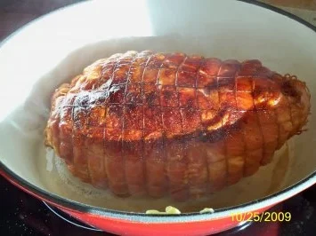 Rezept: Burgunder-Schinken Rollbraten Bild Nr. 3 Burgunder-Schinken Rollbraten - Rezept - Bild Nr. 3
