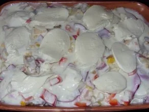 Rezept: Vegetarisches - Kartoffel-Auflauf mit Roter Bete und anderem Gemüse Bild Nr. 8 Vegetarisches - Kartoffel-Auflauf mit Roter Bete und anderem Gemüse - Rezept - Bild Nr. 8