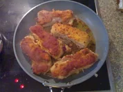 gefüllte Schnitzel Röllchen - Rezept