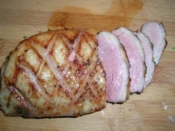 Rezept: Entenbrust in Teriyaki-Honig Marinade, zu meinem Orangen-Carpaccio Bild Nr. 4 Entenbrust in Teriyaki-Honig Marinade, zu meinem Orangen-Carpaccio - Rezept - Bild Nr. 4