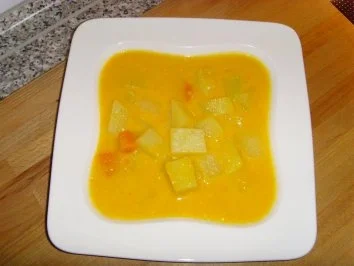 Kürbis / Kohlrabi Suppe - Rezept - Bild Nr. 4