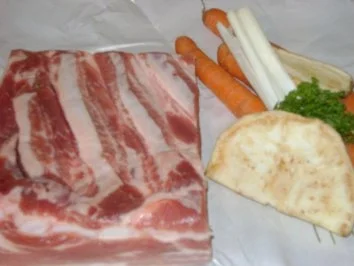 Schweinebauch gekocht und gebraten - Rezept - Bild Nr. 2