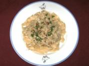 Bandnudeln mit Käsesauce - Rezept