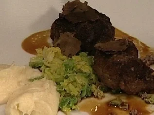 Gänsefrikadelle an getrüffeltem Wirsinggemüse - Rezept - Bild Nr. 9