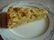Bratapfel-Kuchen mit Mandeln und Streuseln... - Rezept