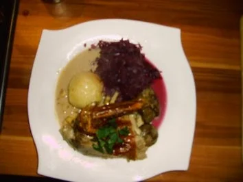 Rezept: Ente auf Maronen-Orangensoße Ente auf Maronen-Orangensoße - Rezept