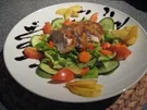 Wellness-Salat mit Putenbrust in Sesam - Rezept