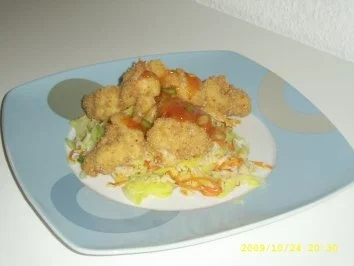 Rezept: Knuspriger Fisch im Reisgebäck Knuspriger Fisch im Reisgebäck - Rezept