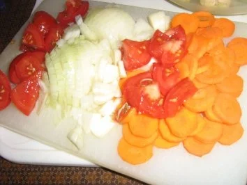 Schweinebraten mit karamelisierten Maronen an Rosenkohl - Rezept - Bild Nr. 3