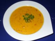 Kürbis-Karotten-Creme-Suppe mit Pfiff - Rezept