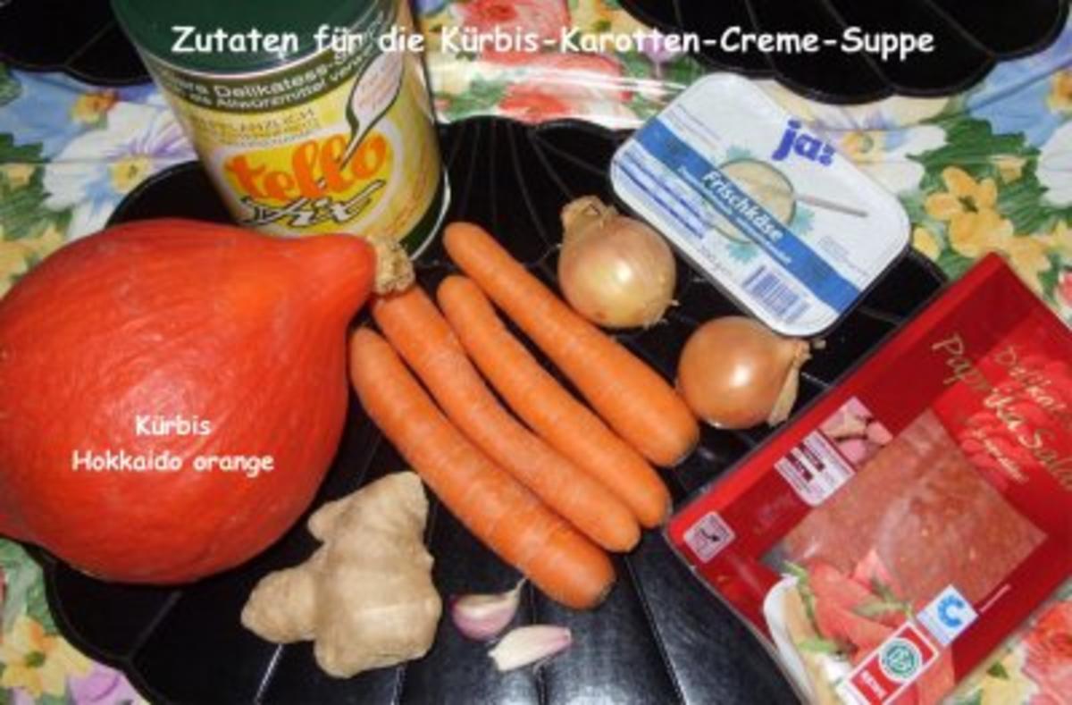 Kürbis-Karotten-Creme-Suppe mit Pfiff - Rezept - Bild Nr. 2