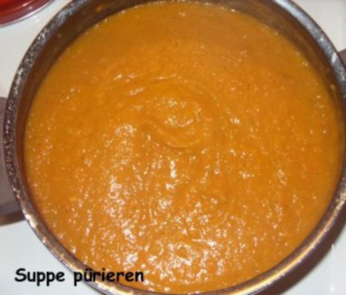 Kürbis-Karotten-Creme-Suppe mit Pfiff - Rezept - Bild Nr. 6