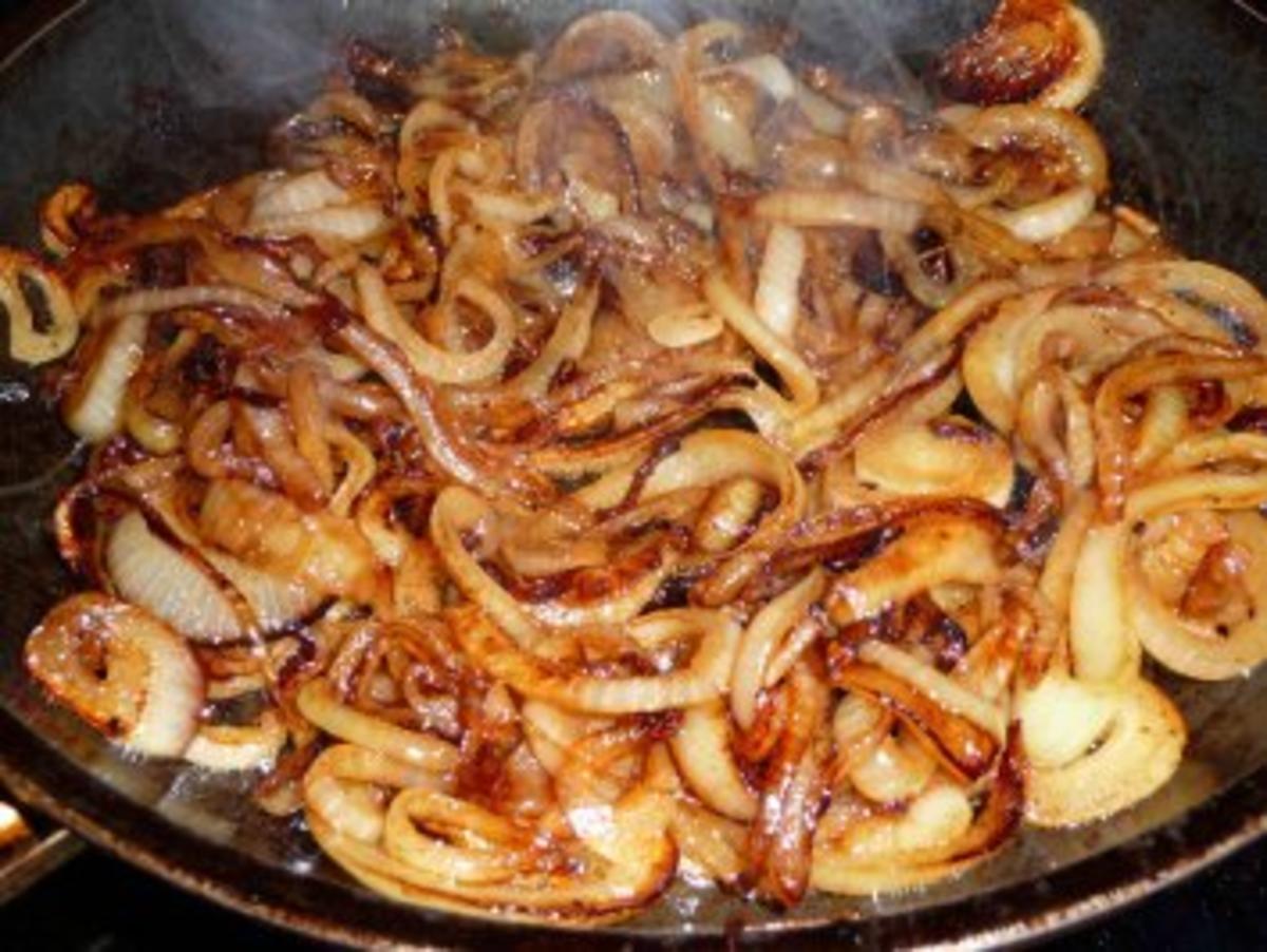 Backfisch mit Kartoffelbrei und Röstzwiebeln - Rezept - Bild Nr. 5
