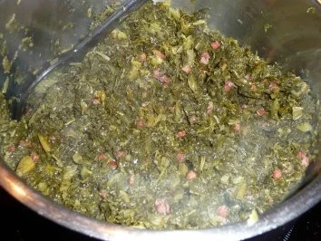 Rezept: Grünkohl mit Kasseler und Knacker Bild Nr. 4 Grünkohl mit Kasseler und Knacker - Rezept - Bild Nr. 4