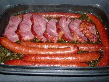 Rezept: Grünkohl mit Kasseler und Knacker Bild Nr. 8 Grünkohl mit Kasseler und Knacker - Rezept - Bild Nr. 8