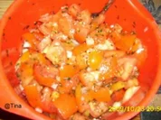 Ganz normaler Tomatensalat - Rezept