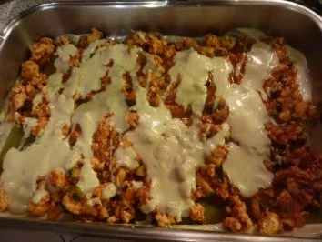 Auflauf: Lasagne mit Hähnchenbolognese - Rezept - Bild Nr. 5