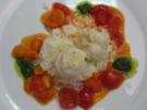 Seezunge an Physalis-Tomatenragout und Pistou - Rezept