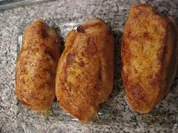 Hähnchenbrust mit Käse-Broccolihaube an Spaghettini-Nester - Rezept