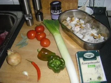 Rezept: Pasta mit Meeresfrüchten Bild Nr. 2 Pasta mit Meeresfrüchten - Rezept - Bild Nr. 2