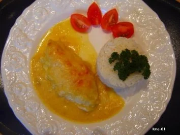 DORADE IN LUNA'S FEINER KÜRBISSAUCE - Rezept