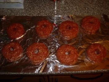 Frikadellen etwas aus Rinderhüfte und Schweinefilet,  mit Loch - Rezept - Bild Nr. 3