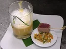 Samtsuppe von Muskatkürbis mit Steckerlfisch - Rezept - Bild Nr. 9