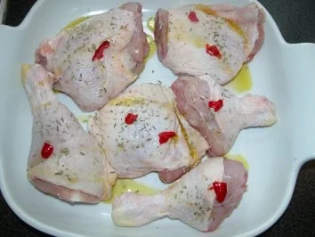 Hähnchenkeule mit Panne italiano - Rezept - Bild Nr. 2