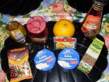 Rote-Beete-Orangen-Salat mit gegrilltem Camembert - Rezept - Bild Nr. 2