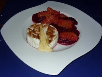 Rote-Beete-Orangen-Salat mit gegrilltem Camembert - Rezept - Bild Nr. 8