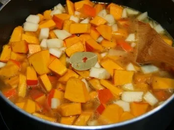 Jamaikanische Kürbissuppe - Rezept - Bild Nr. 6