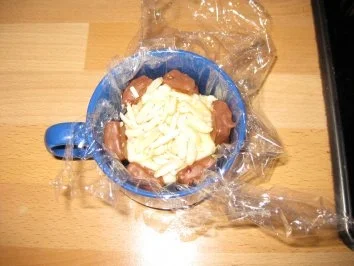 Schlaraffenlandtörtchen aus weißer Schoki - Rezept