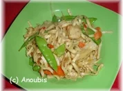 Geflügelgericht - Chinesischer Nudeltopf - Rezept