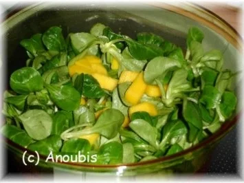 Rezept: Salat - Feldsalat mit Mango Salat - Feldsalat mit Mango - Rezept