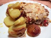 Fl/Rind/Schwein: Hackfleischkuchen - Rezept