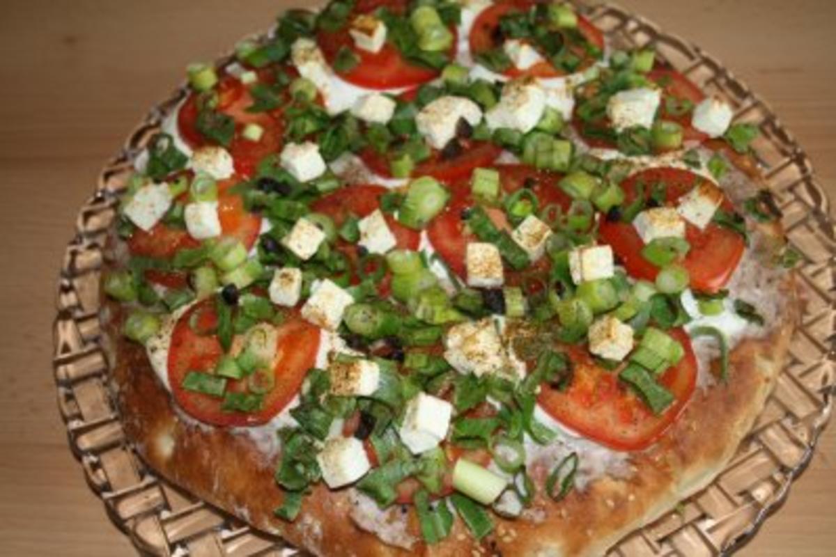 Bilder für Fladenbrot-Pizza - Rezept