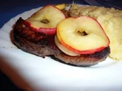 Fl/Rind: Leber mit glasierten Äpfeln - Rezept