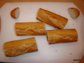 APPETITHÄPPCHEN -  GEFÜLLTE BAGUETTES - Rezept - Bild Nr. 7