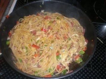 SPAGHETTI -PFANNE - Rezept - Bild Nr. 2