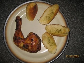 Rezept: Hähnchenkeulen/Schenkel, knusprig mit Honig, Chili, usw... Hähnchenkeulen/Schenkel, knusprig mit Honig, Chili, usw... - Rezept