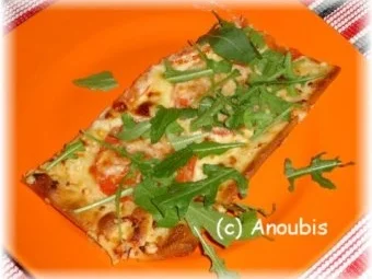 Hauptgericht vegetarisch - Vegetarischer Flammkuchen - Rezept